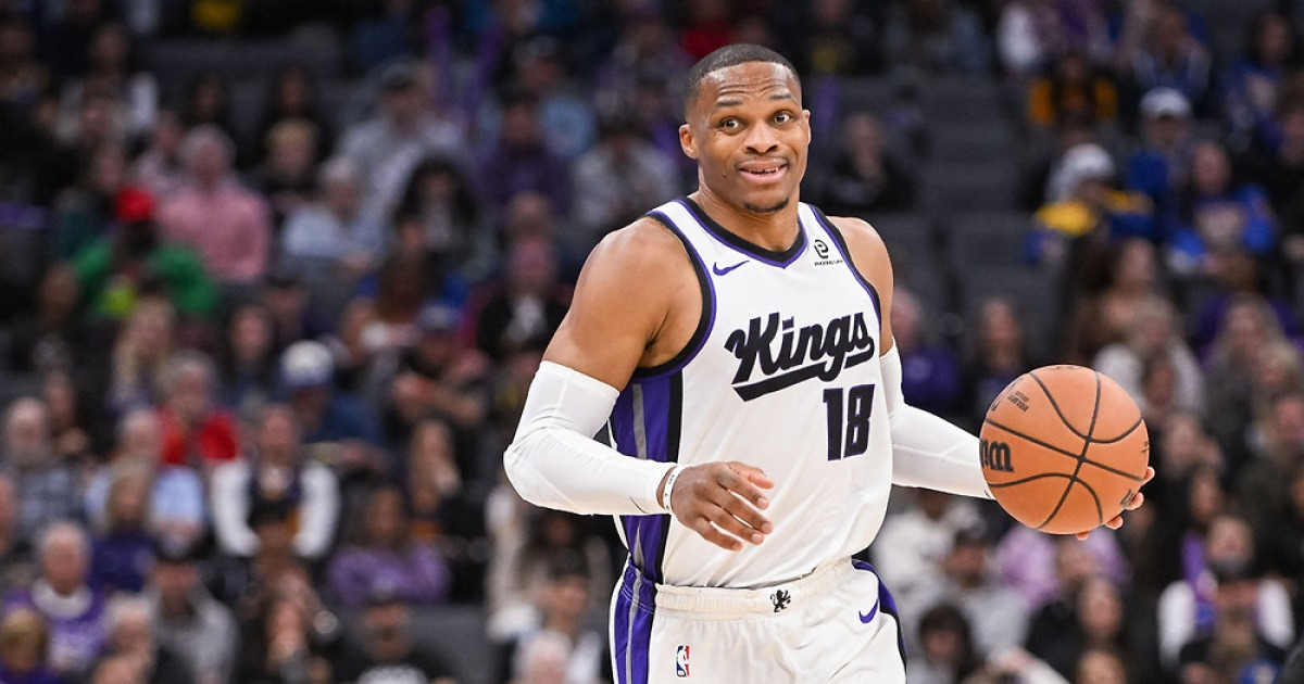 통산 204번째 트리플더블, 웨스트브룩이 빛났다···SAC, 커리·버틀러·그린 다 빠진 골든스테이트 제압