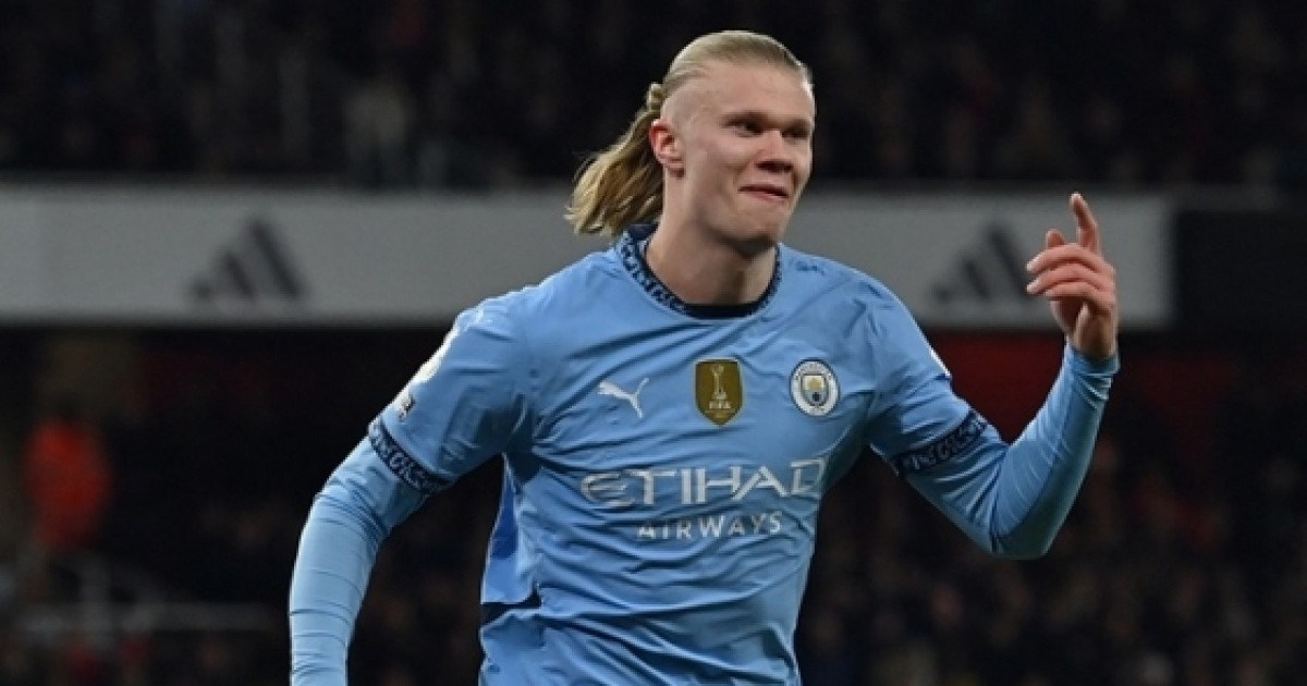 당신이 메시·호날두급인가요? 겸손한 홀란 "아무도 그들과 가까이 설 수 없다... 난 한참 멀었어"