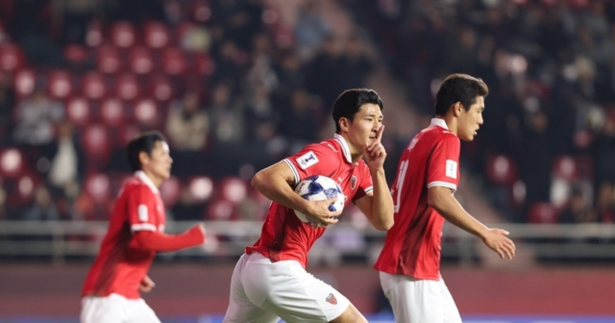 포항 스틸러스, 탬피니스와 1-1 무승부…홈에서 설욕 실패