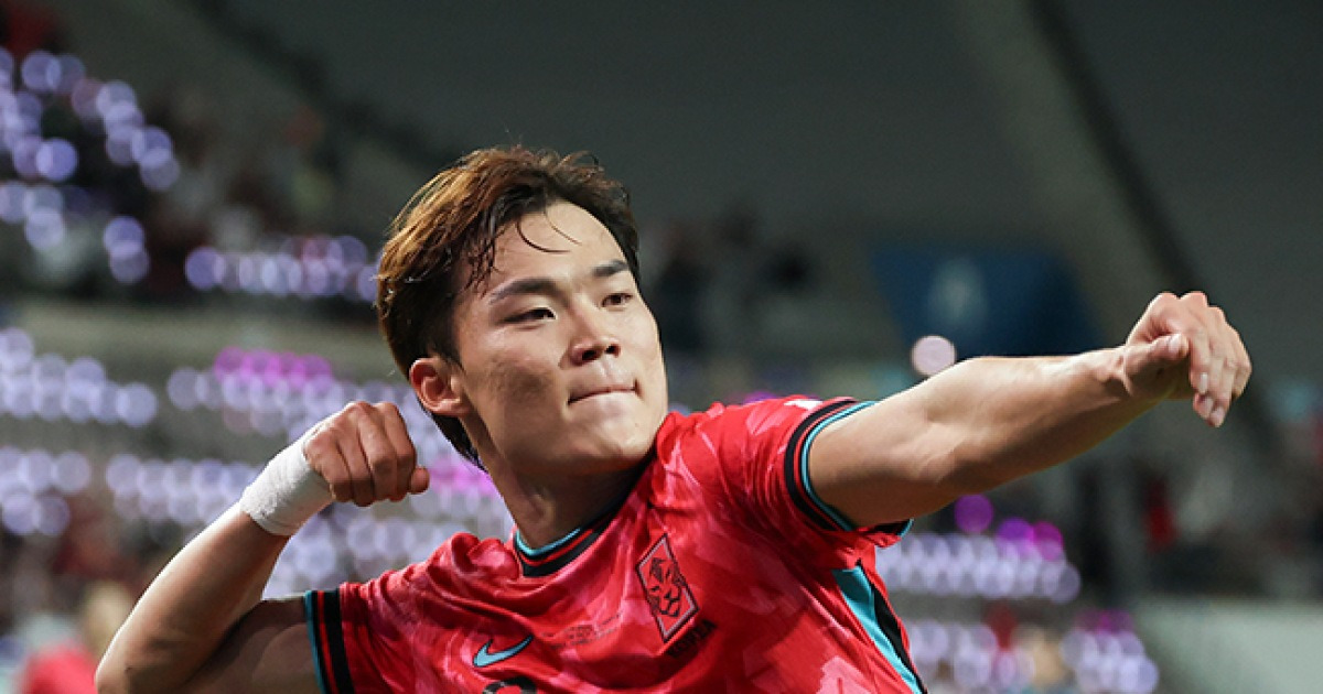 오현규, UEL서 시즌 7호골 폭발…헹크도 브라가에 4-3 진땀승