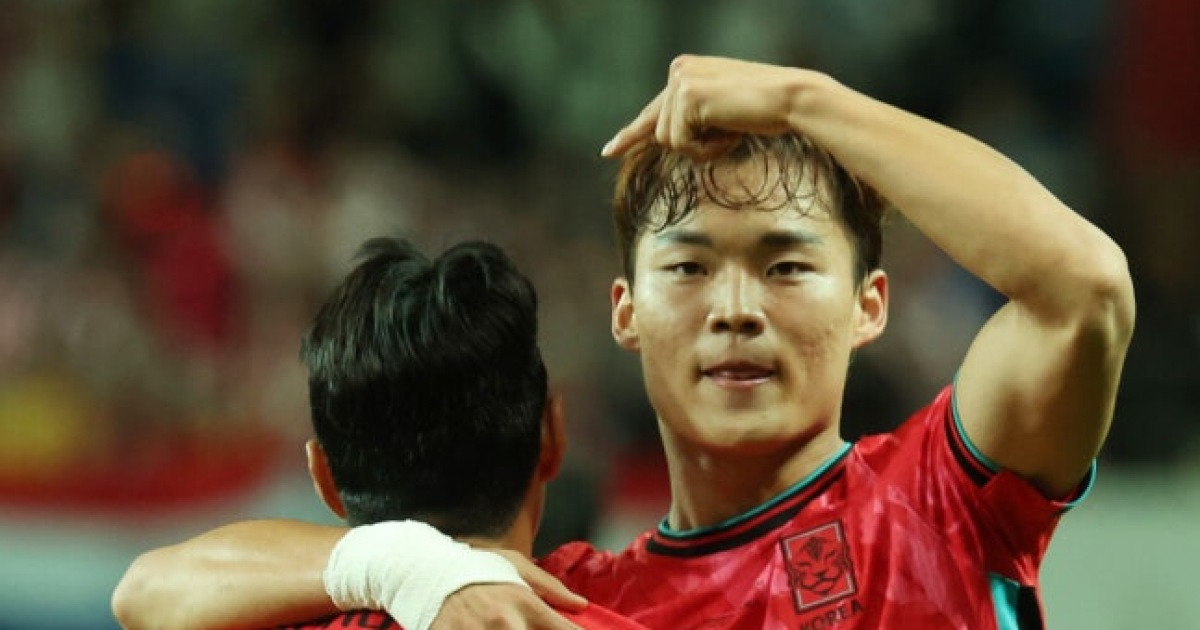 홍명보호 '오피셜' 공식발표…FIFA 랭킹 76위 깰 원톱 확보 → 오현규, UEL 브라가 상대로 7호골 폭발