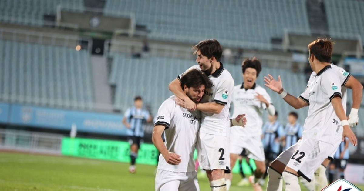 전남-성남 나란히 승리, PO 진출 마지막 싸움 ‘오리무중’[K리그2 종합]