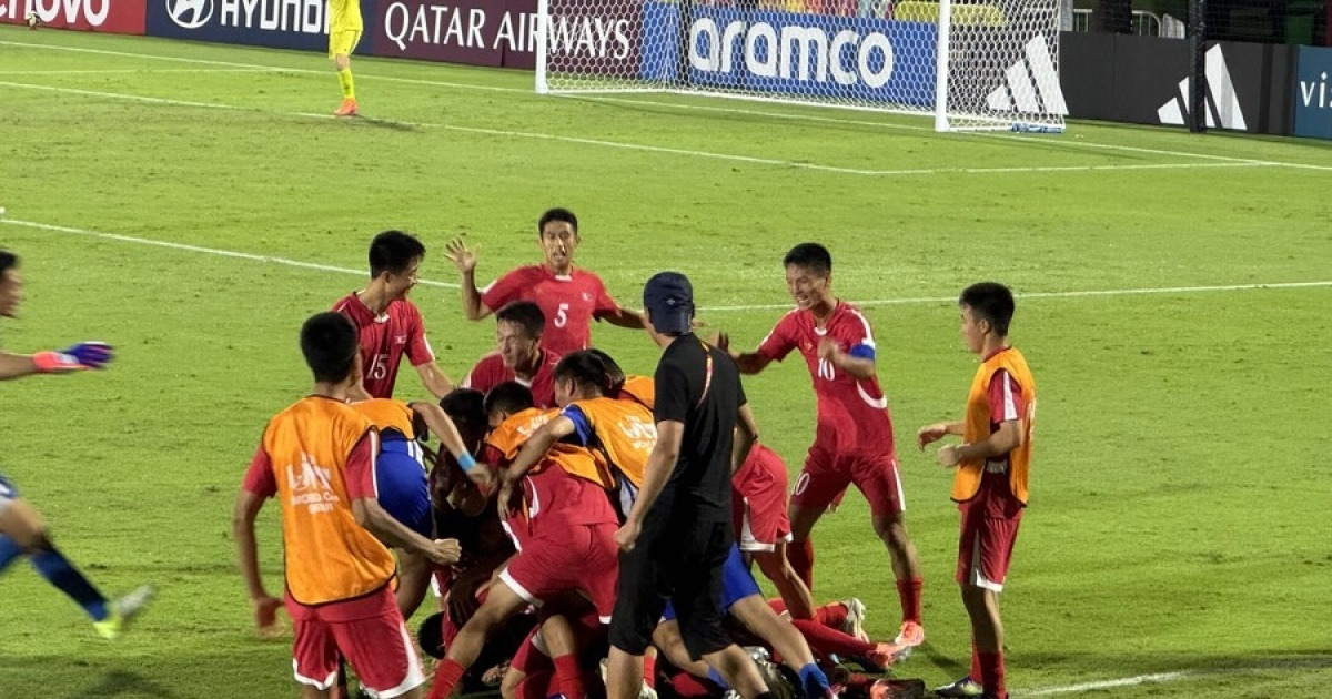 [현장 REVIEW] 북한, 월드컵 최대 이변 탄생...독일과 1-1 무 ‘극장 동점골’ U-17 다크호스 등극