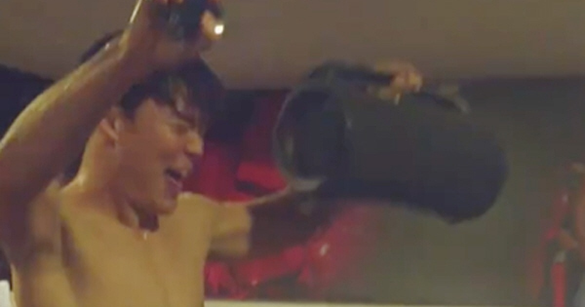 '0-1→4-3 대역전극' 흥분한 오현규, 라커룸에서 유니폼 벗고 '광란의 댄스'…6호골 넣고 룰루랄라 한국행