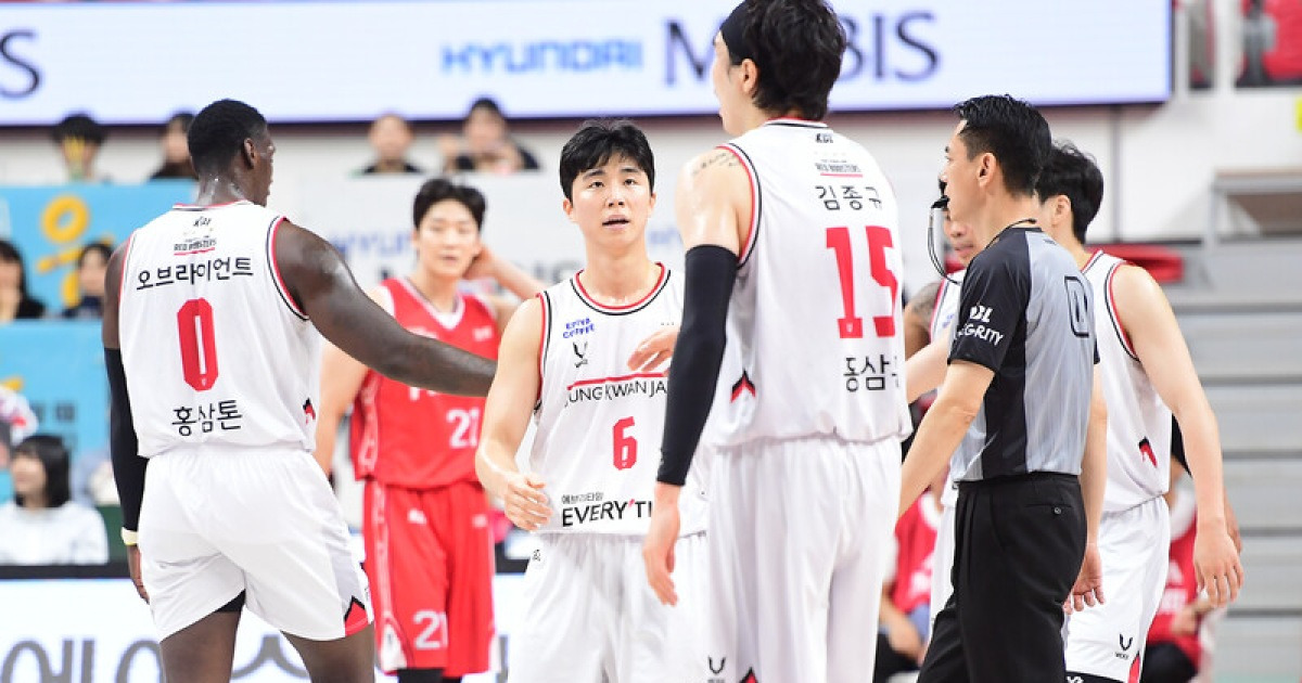 [BK 리뷰] ‘2Q 19-5’ 정관장, 현대모비스 완파하고 연패 탈출