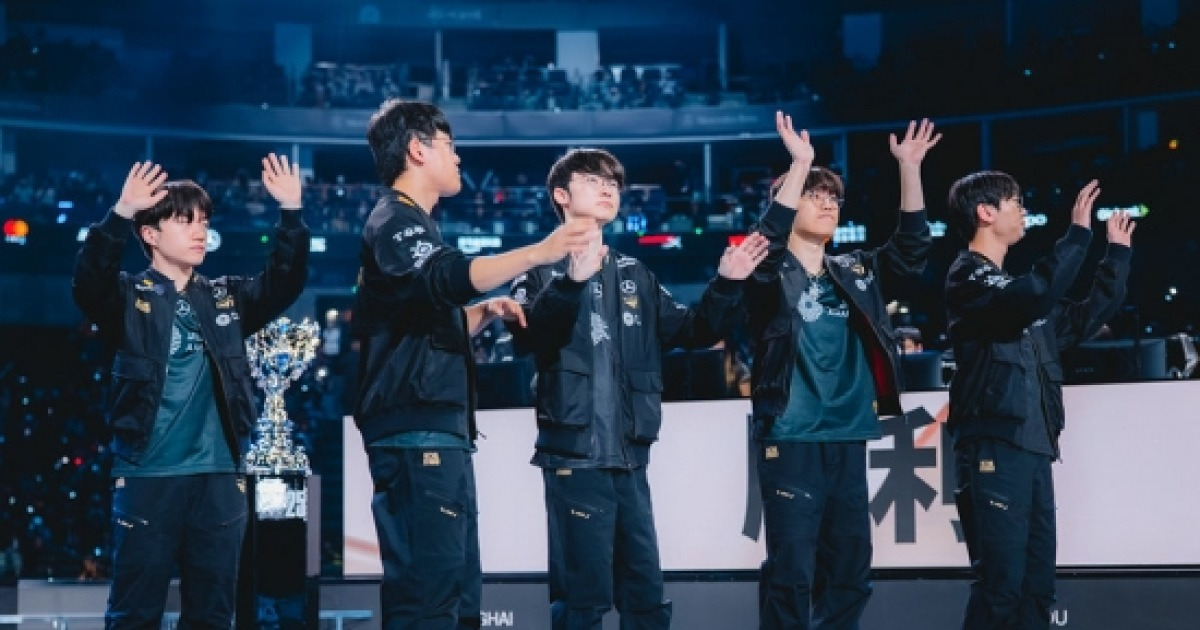 T1, KT와 풀세트 접전 끝에 롤드컵 3연속 제패… 통산 6회 우승 [롤드컵] (종합)