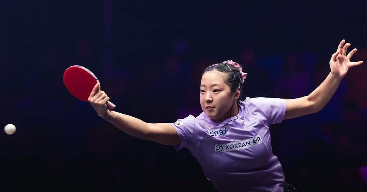 탁구 신유빈·이상수, WTT 챔피언스 프랑크푸르트 동반 4강행