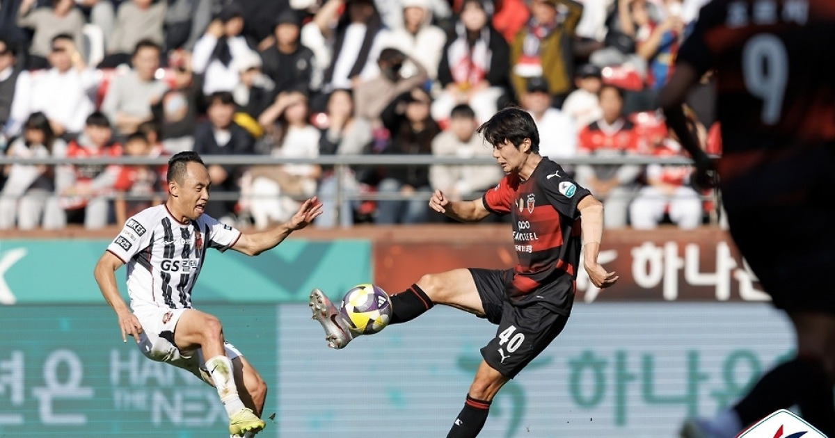 K리그1 포항, 시즌 마지막 '기성용 더비'서 서울과 0-0 무승부