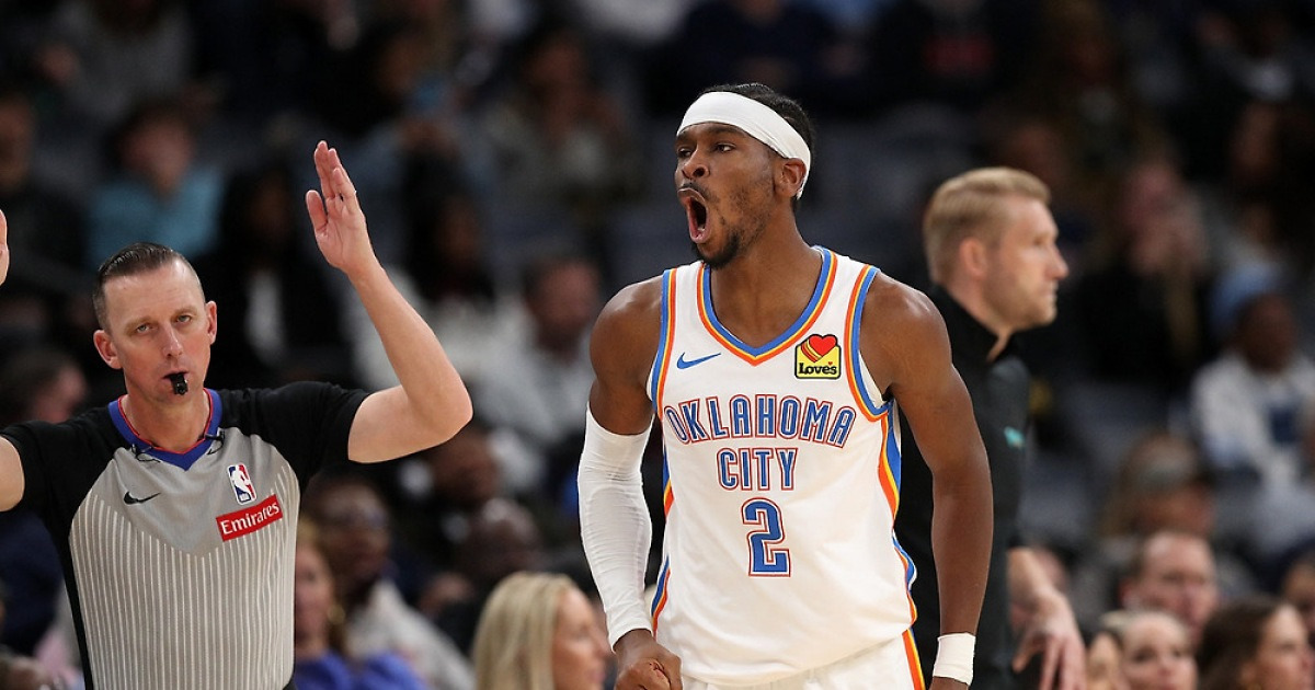 NBA 오클라호마시티 10승 선착…길저스 알렉산더 35점 활약