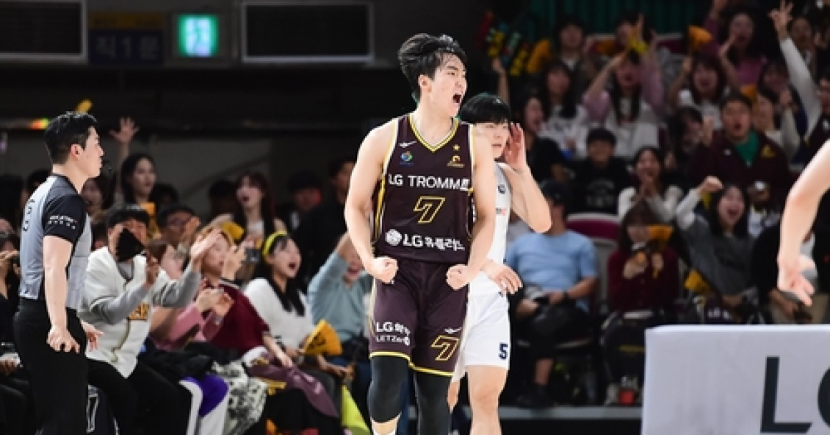 유기상 빠져도 강했다…LG, KCC 22점 차 완파하고 공동 선두 복귀