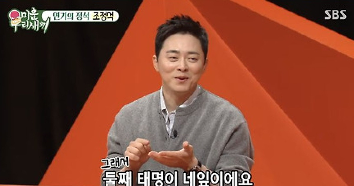 조정석 "둘째 준비 중…태명 네잎이"