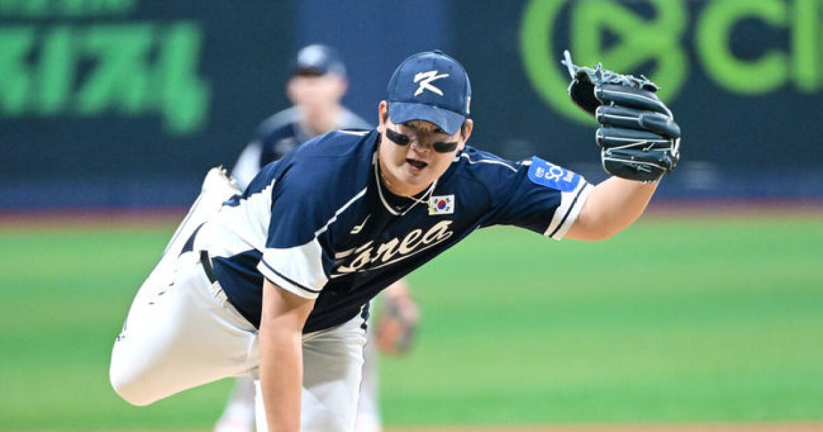 427세이브 오승환도, 한화 레전드도 갸우뚱…왜 김서현은 21구 모두 직구만 던졌나, 류지현 “일본전에도 던진다”