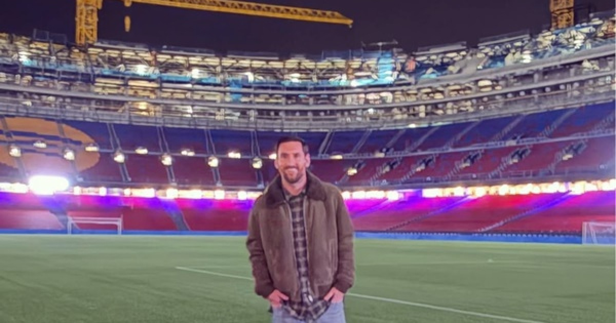 구단도 모르게 캄노우 방문한 메시…"언젠간 다시 돌아올 수 있길"