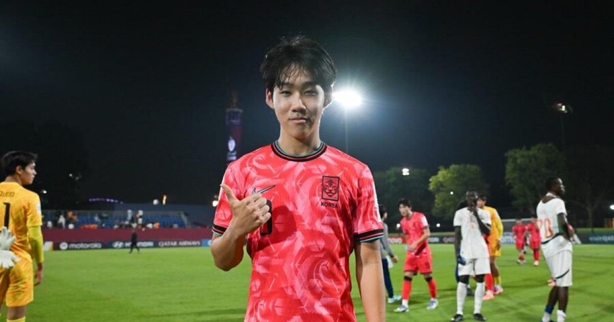 [SPO 현장] “꼭 손흥민처럼 되고 싶어요”…끝내 환상골로 세계 무대 증명한 ‘월드컵 데뷔골’ 김지성 