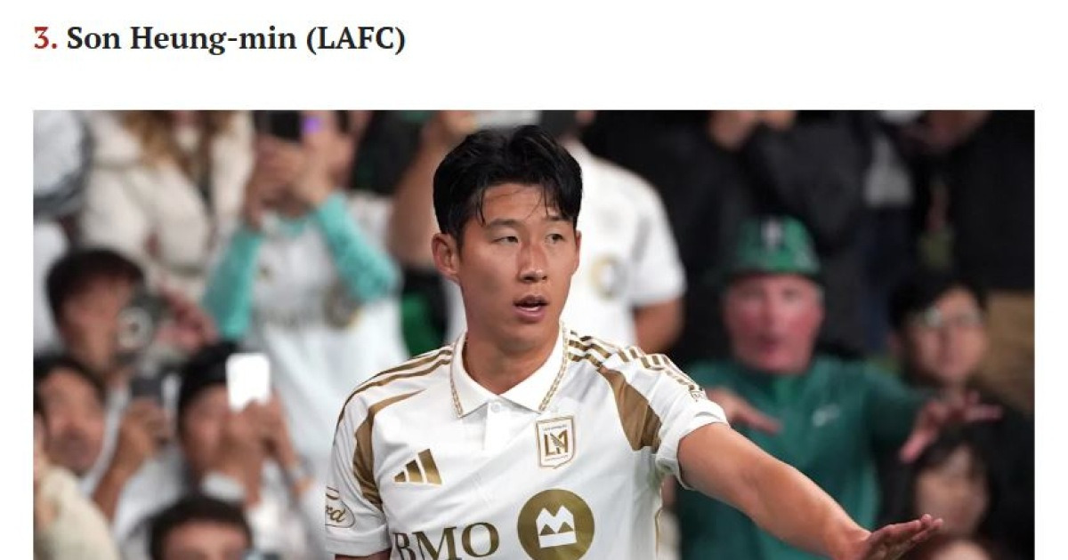 1골 1AS+키패스 10개…전체 '1위' 손흥민 미친 퍼포먼스에도 3위? 美 매체 선정 PO 최고의 선수 TOP5 화제