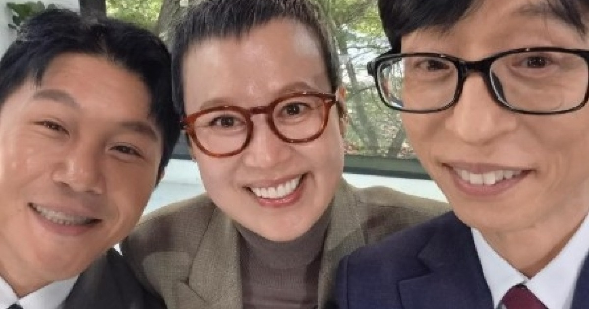 ‘암투병’ 박미선, 나갈까 말까 고민→가발까지…유재석과 인증샷