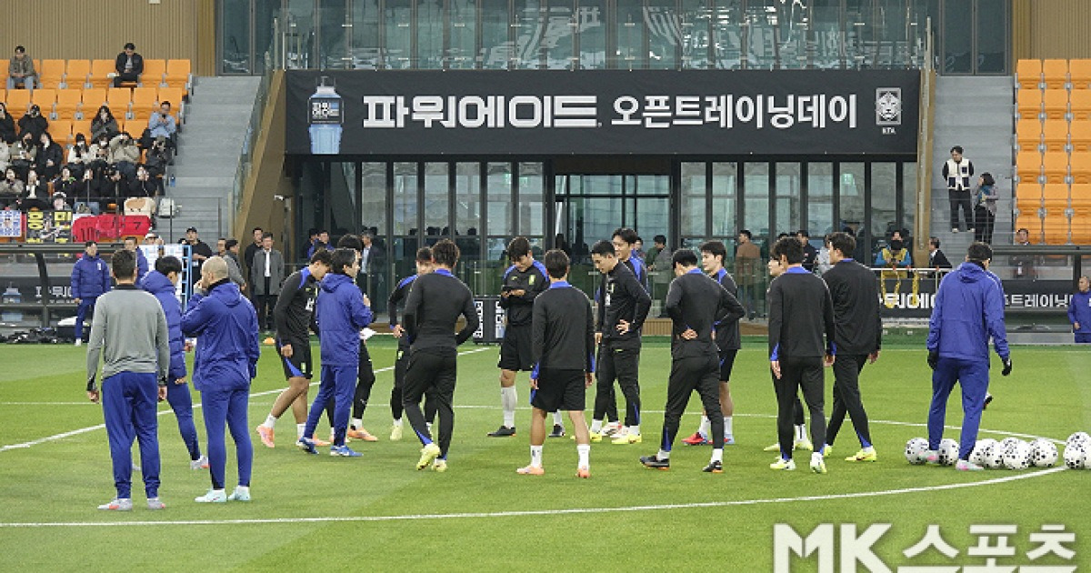 조규성·이강인·설영우 등 모두 합류! 홍명보호, 볼리비아전 대비 첫 완전체 훈련