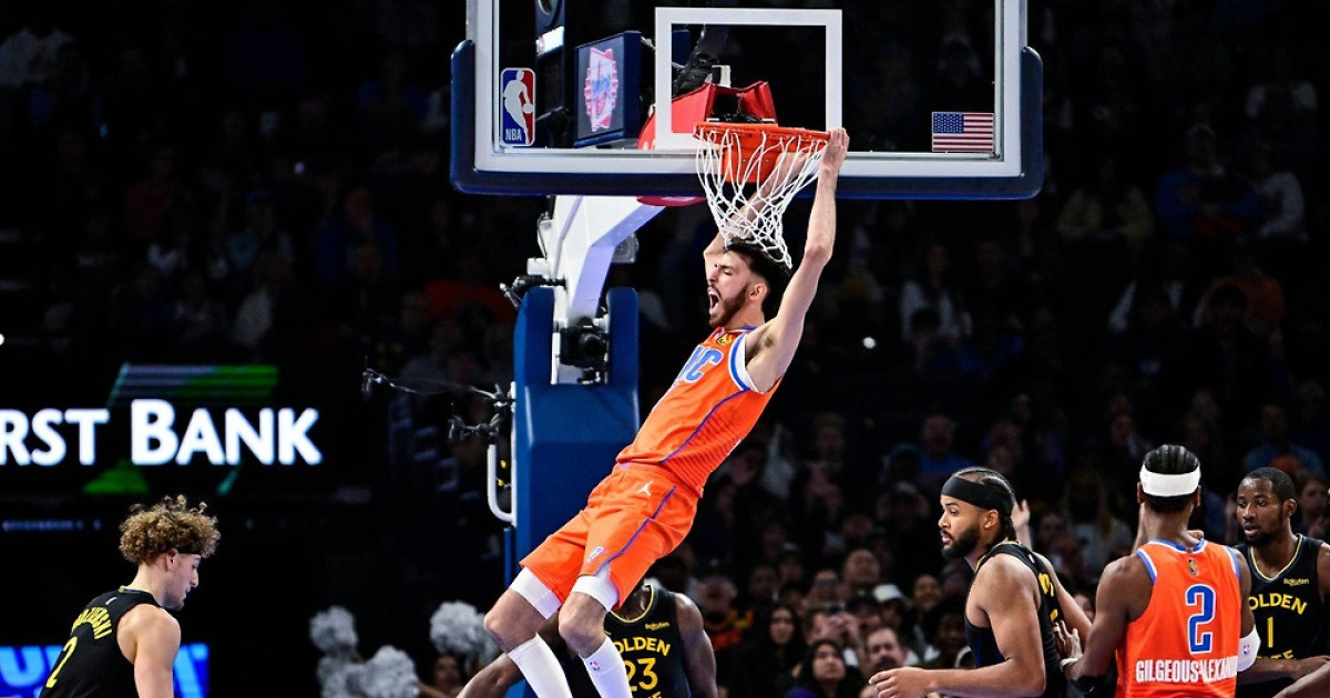 28점·11AS SGA 등 강력한 멤버의 힘 과시한 OKC, 커리 복귀한 GSW 완파…11승1패 승률 9할 고공 행진