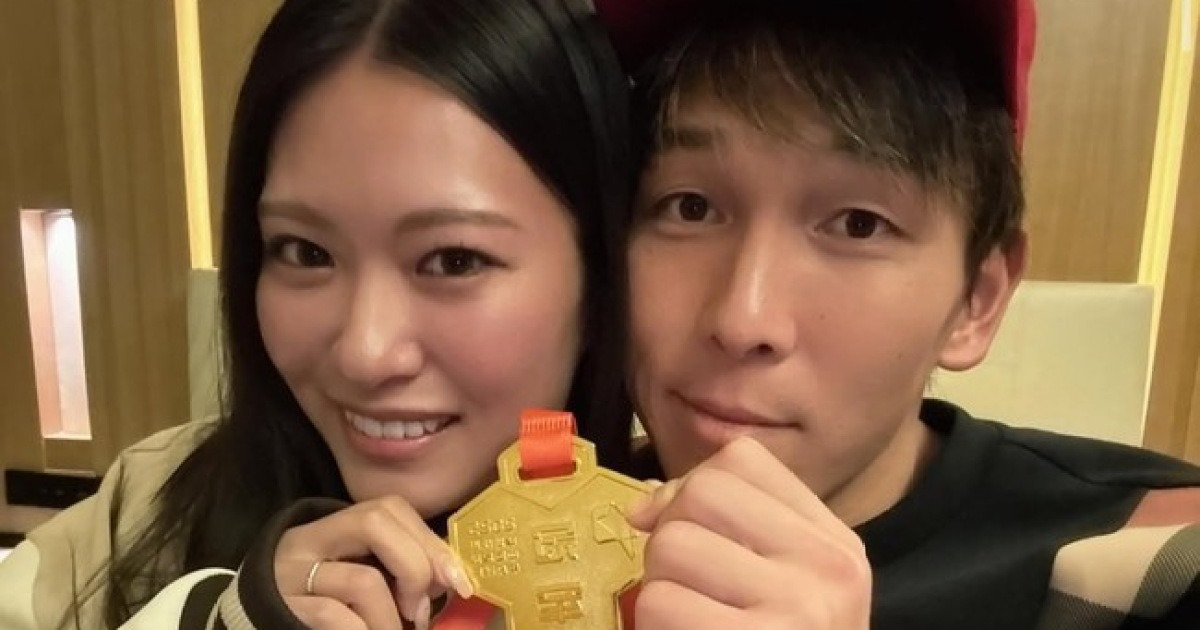 "아내 만나 축구 달라졌다"...'K리그서 음주운전 퇴출' 쿠니모토, 중국 2부 우승 후 아내에 감사 전해