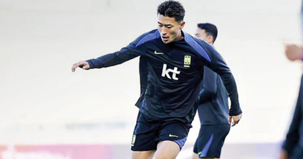 1년8개월 만에 태극마크 단 조규성 “몇분이라도 뛰고 싶다”