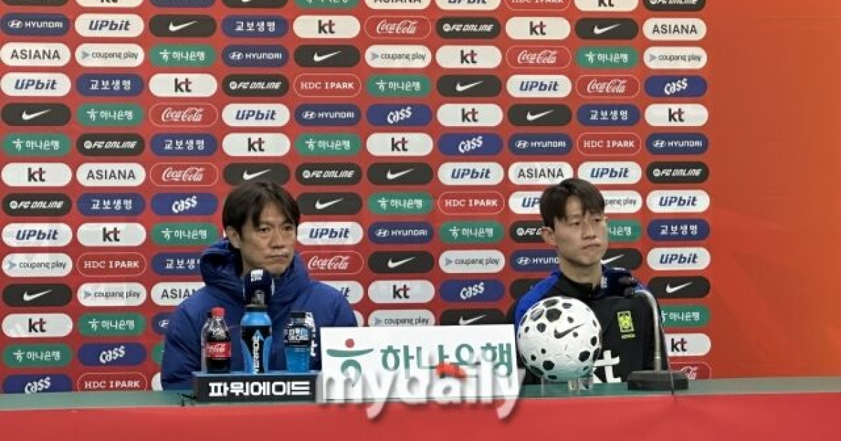 A매치 6G 연속 '풀타임' 없는 손흥민...홍명보 감독 "특별한 이유 없어, 여러 상황 준비하고 있다" [MD현장]