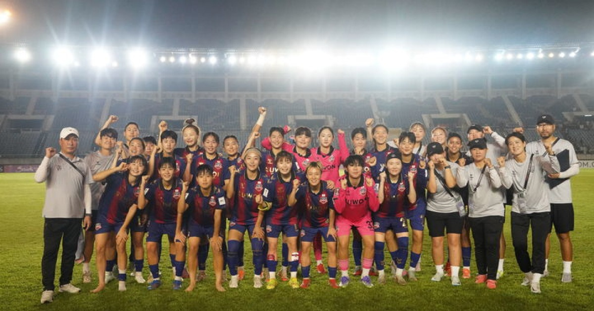 수원FC 위민, 사상 첫 남북대결에서 내고향에 0-3 완패