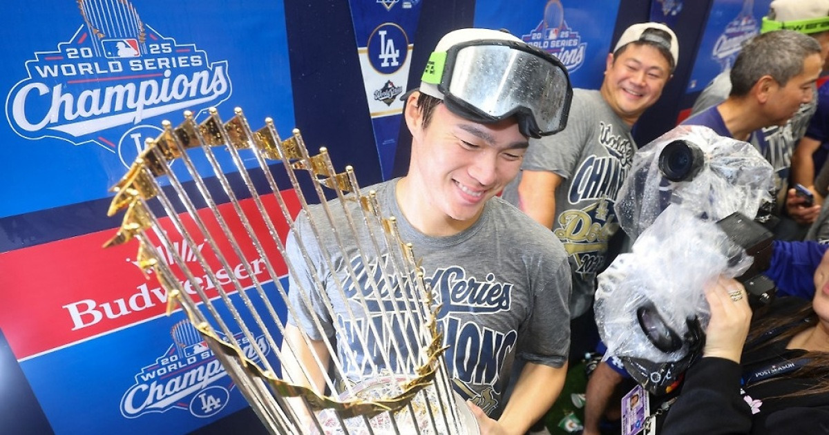 '충격' 야마모토 사이영상 1위표, 2위표 '단 1장도' 못 받다니... NL 스킨스-AL 스쿠발 수상 '만장일치도 나왔다'