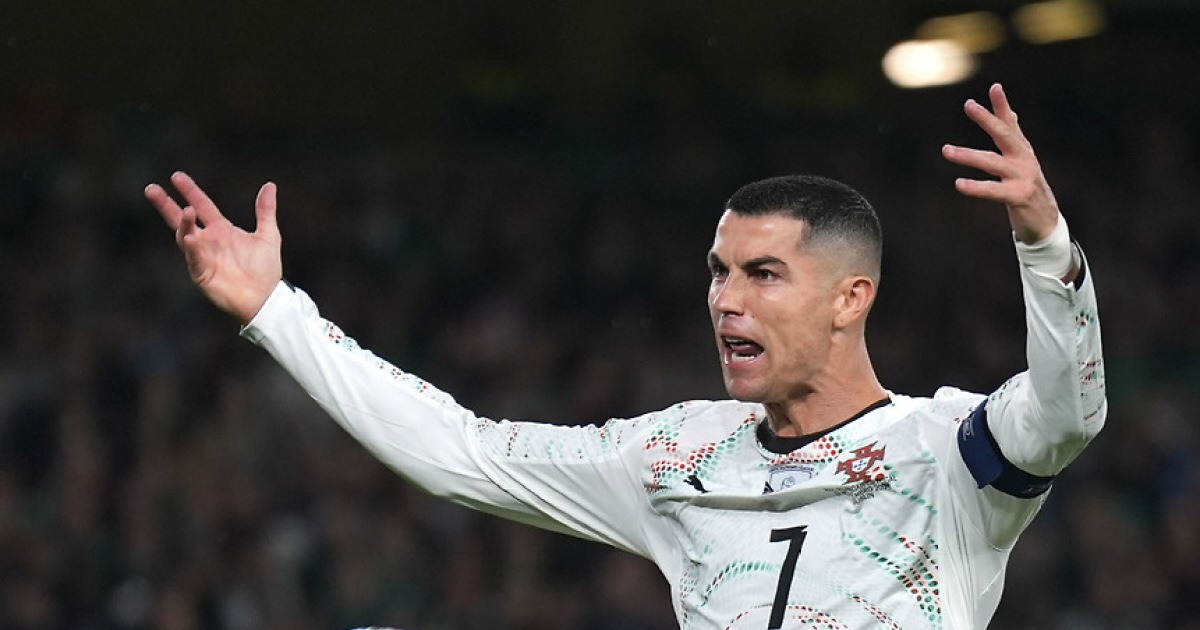 '호날두 퇴장' 포르투갈, 아일랜드에 완패…북중미월드컵 본선 확정 실패