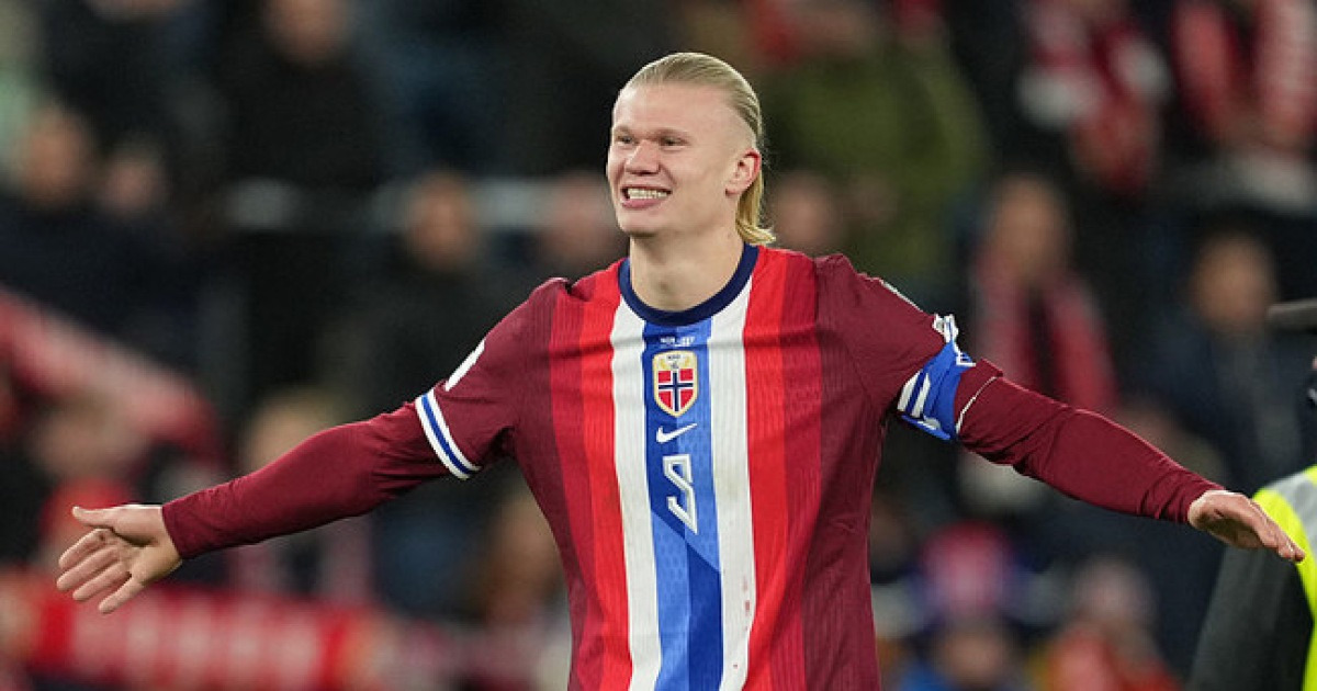 홀란, '골 폭격' 이은 '치즈버거 폭격'… 노르웨이 28년 만의 월드컵 눈앞