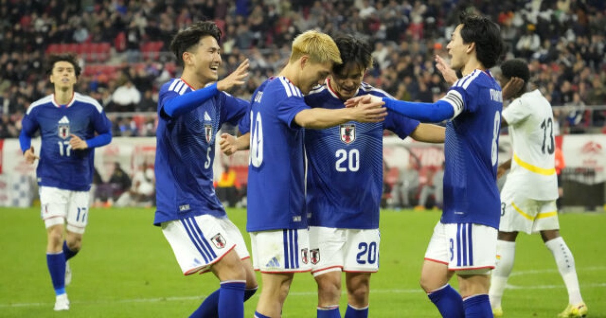 '미나미노-도안 연속골' 일본, 홍명보호 다음 상대 가나 2-0 완파