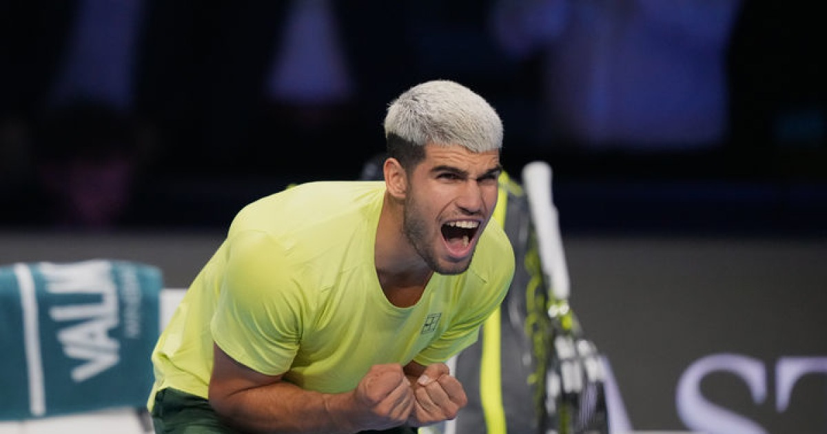 알카라스, 남자 테니스 단식 연말 세계랭킹 1위 확정…3년만에 개인 두 번째