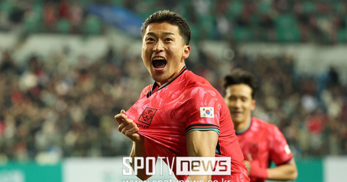 [SPO 현장] '포기란 없다' 조규성, 1년 8개월 만에 돌아와 복귀골 폭발...22개월 만에 득점포