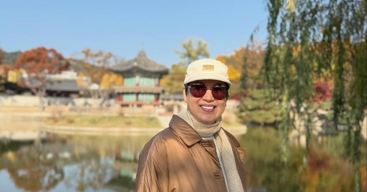 ‘유방암 투병’ 박미선, 건강한 미소로 가을 만끽