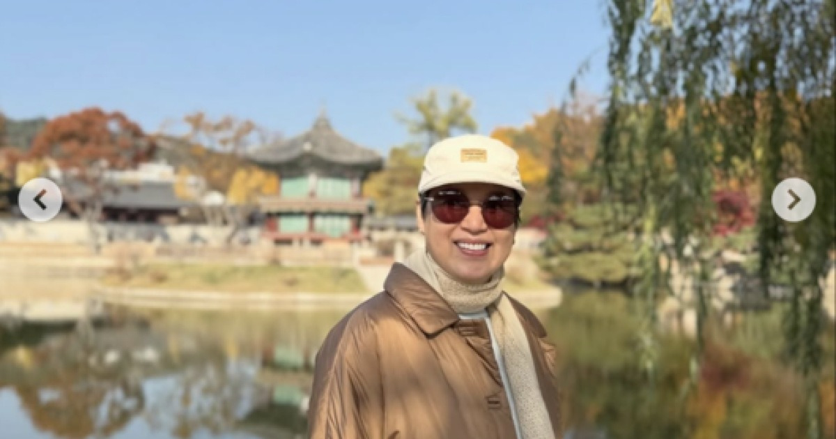 ‘유방암 고백’ 박미선, 가을단풍 만끽..“살면서 이런 여유 다 누려”