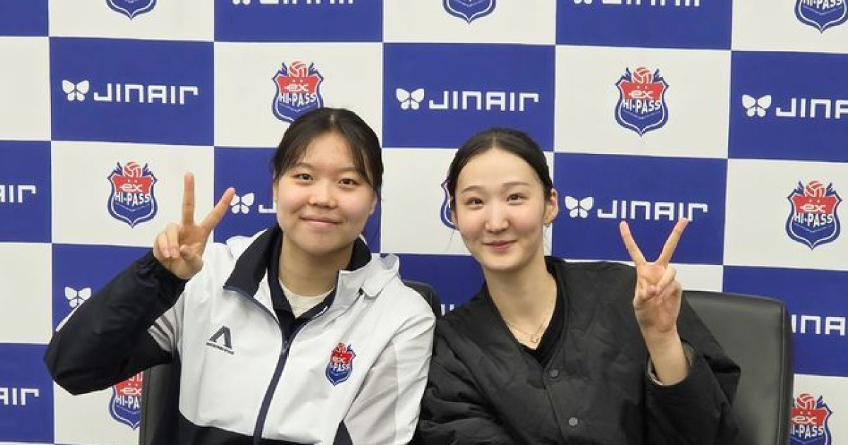 “입단 후 처음이에요” 이지윤·김세빈, 7연승 질주→단독 1위에 기쁨 폭발 [오!쎈 김천]