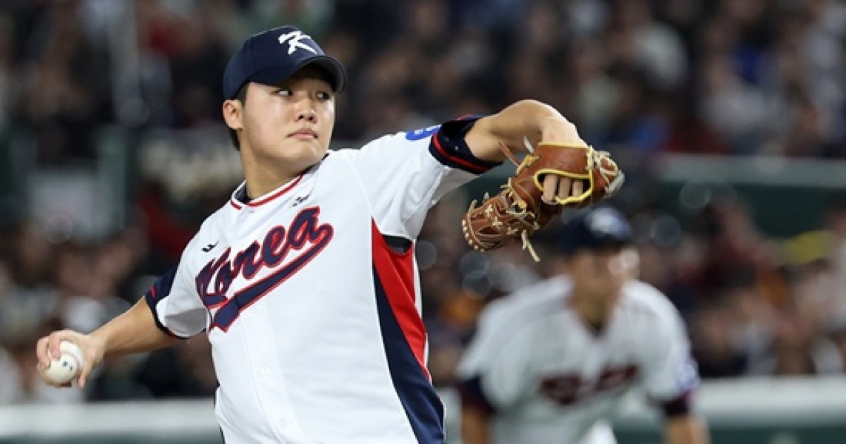 "이 투수가 19살이라고? 미쳤네, WBC 큰일 났다"→루키 정우주 불꽃투! 日 열도 '화들짝' 놀랐다…"주눅들지 않는 당찬 피칭"