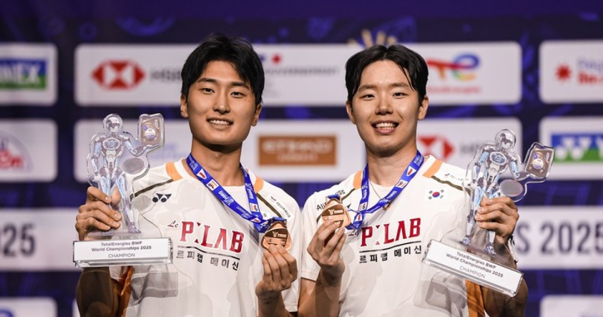 '환상의 복식조' 김원호-서승재, 일본 마스터스서도 정상 밟았다...시즌 10관왕 달성