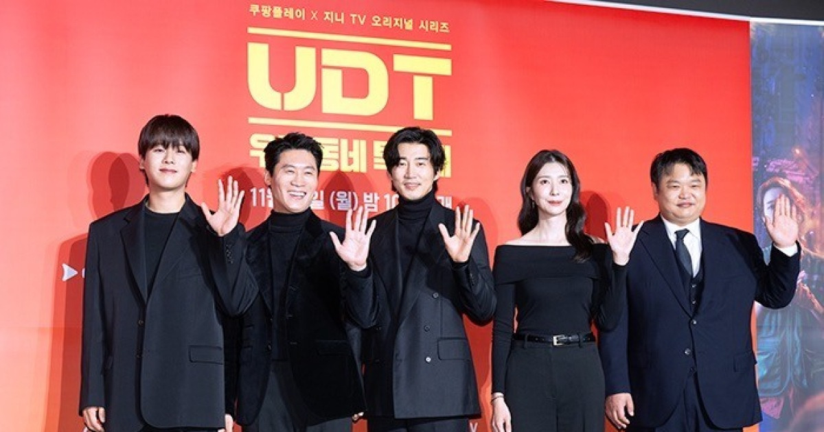 "이번엔, 동네 특공대로 뭉쳤다"…윤계상·진선규, 코믹 케미 (발표회)