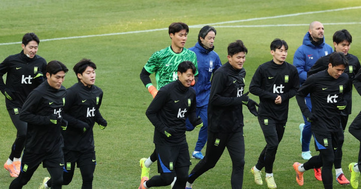 갑작스런 추위에도 밝았던 홍명보호, 가나전 승리 '정조준'