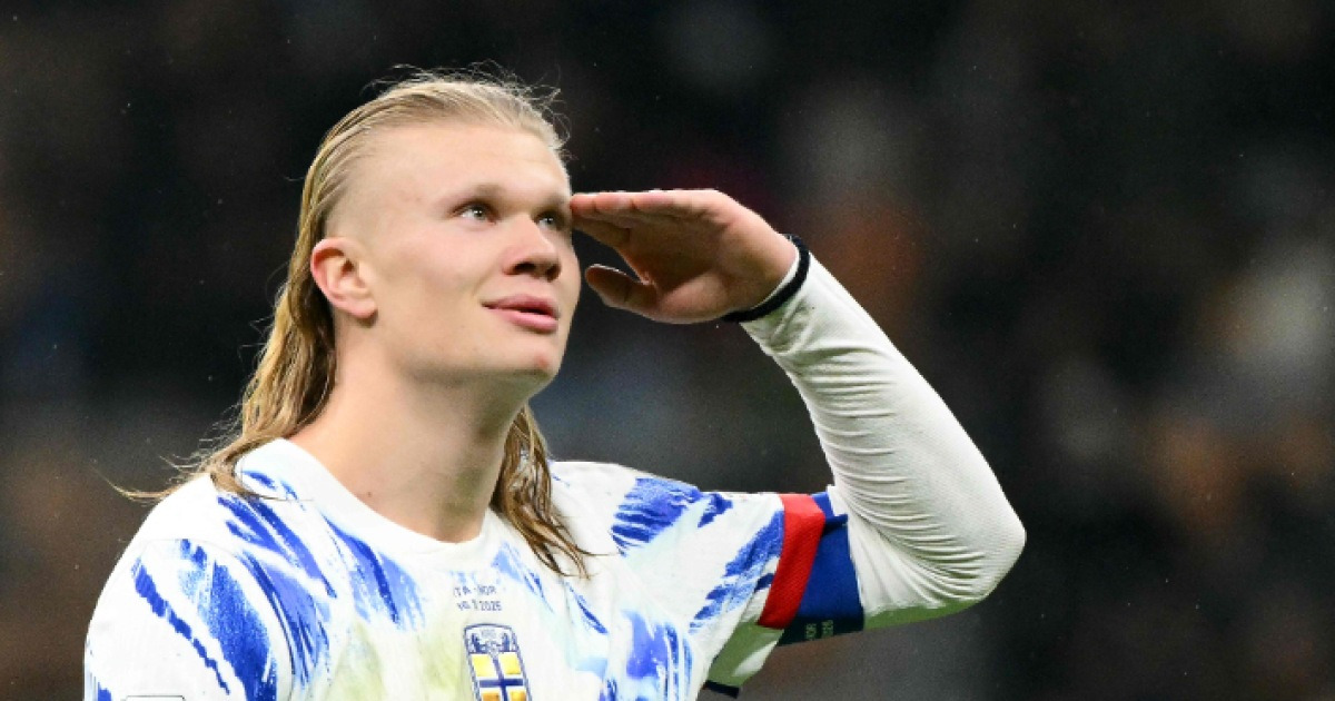 홀란, 드디어 월드컵에서 본다…노르웨이, 28년 만의 본선 진출