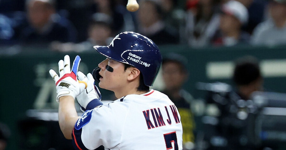 '벌써 100억 예약' 9회말 2아웃의 기적, KBO 대형 유격수가 155km 日 1등 계투를 무너뜨렸다