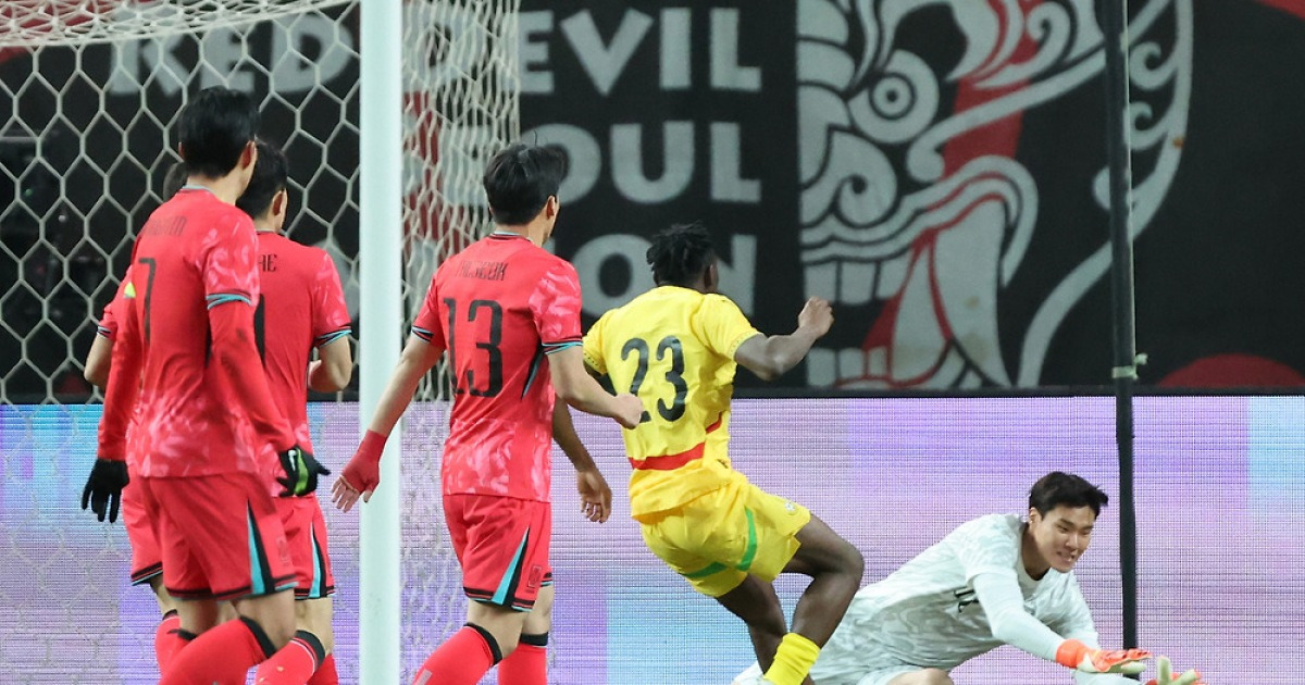 '답답했던 45분' 홍명보호, 0-0으로 가나와 전반 종료