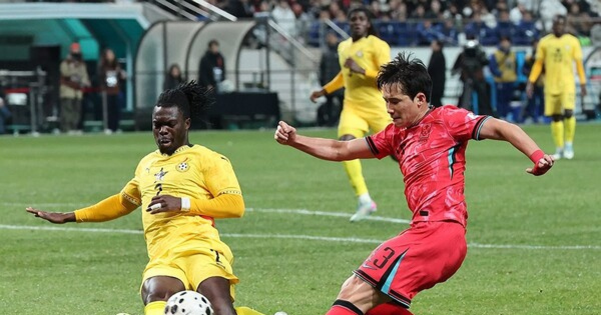 이강인 크로스와 이태석 헤더 골 장면