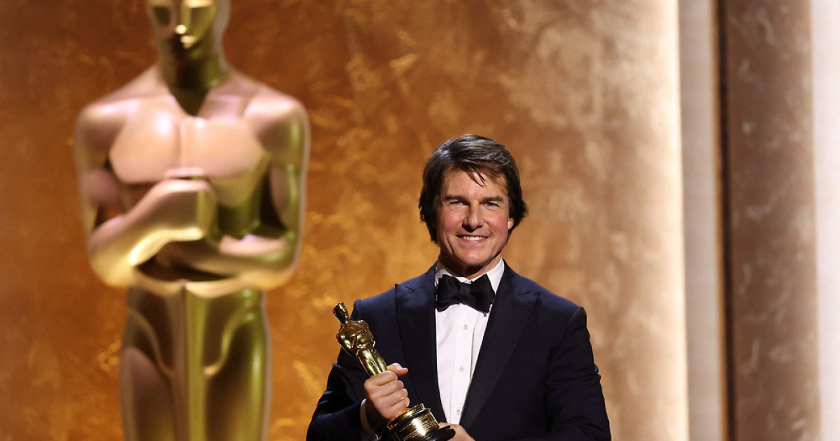 톰 크루즈, 배우 인생 첫 오스카 트로피…데뷔 44년 만에 공로상