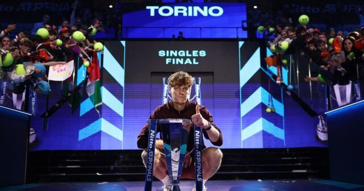 男테니스 왕중왕은 신네르… ‘빅2’ 대결서 알카라스 제압