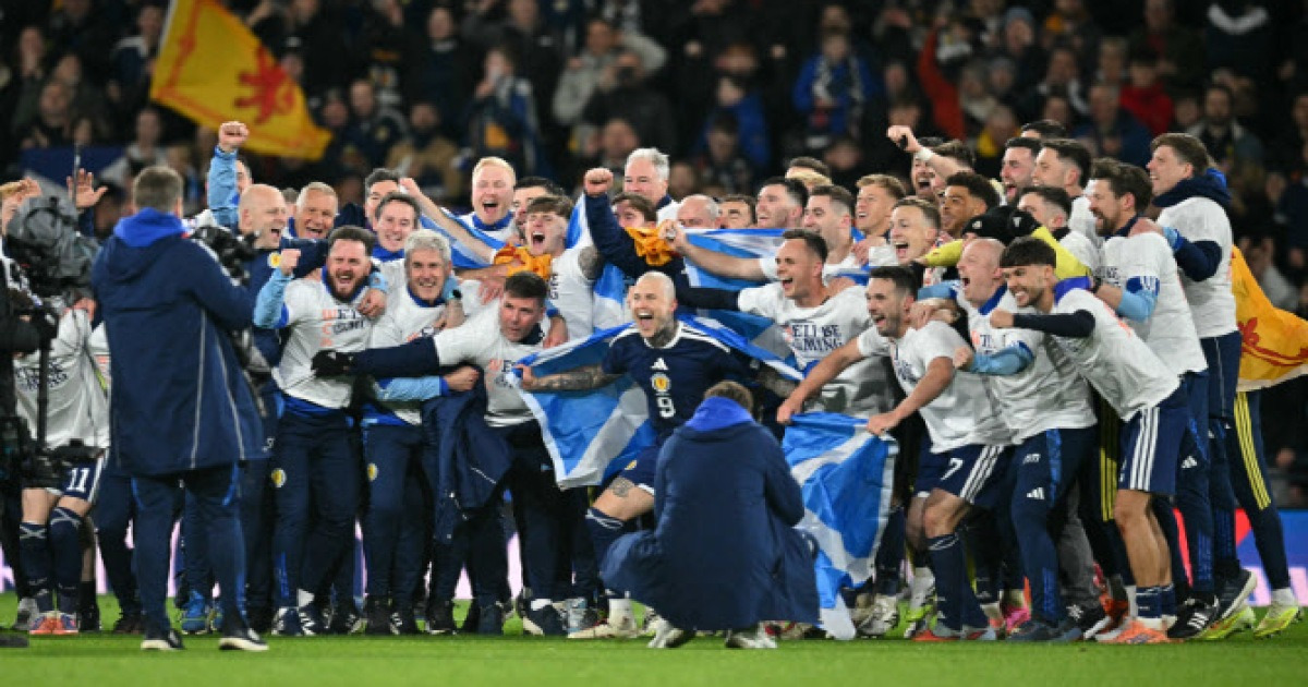 후반 추가시간에 2골…스코틀랜드, 28년 만에 월드컵 본선 진출