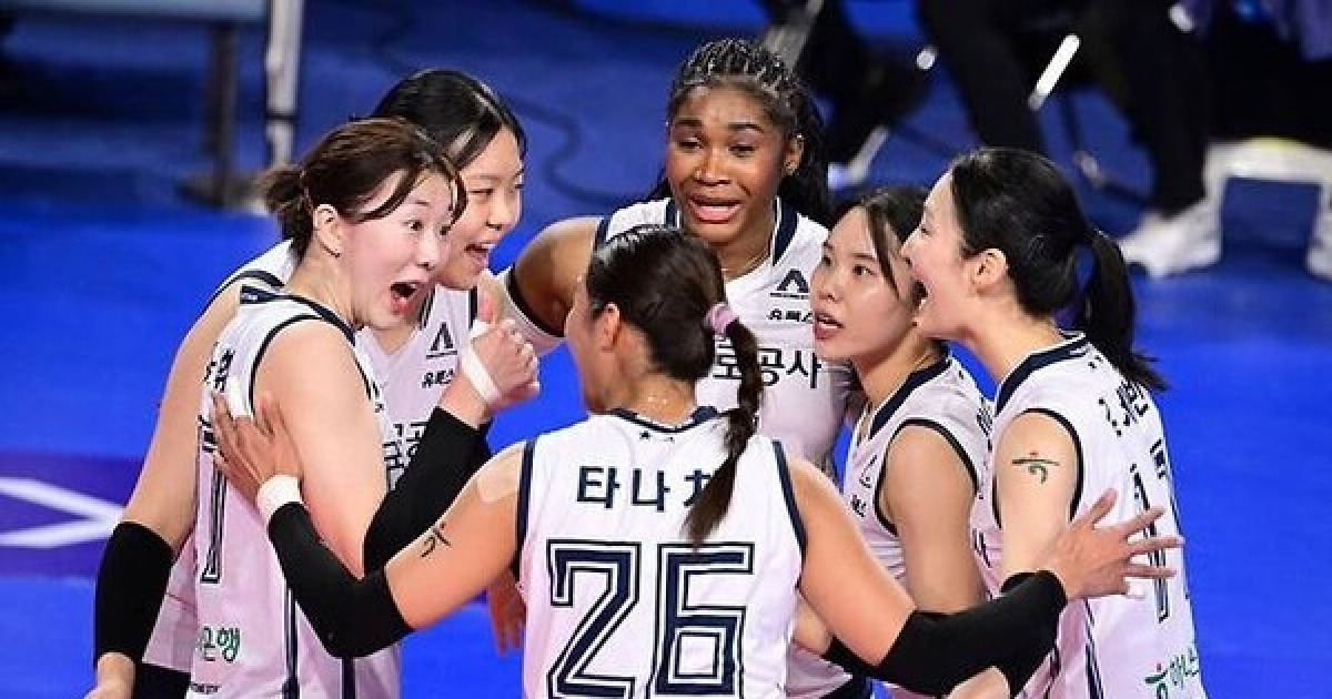 '모마 17점 폭발' 한국도로공사, IBK기업은행 상대 셧아웃 승리...8연승 질주