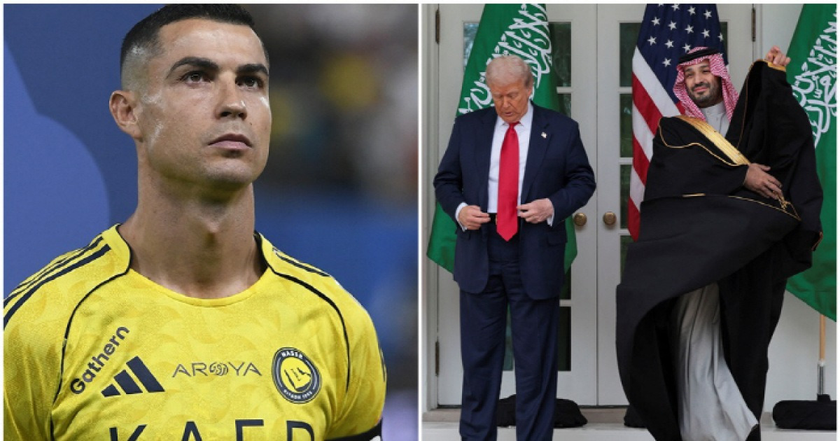 "호날두X트럼프 평화 회동?" '사우디 홍보대사'호날두,빈살만 왕세자와 같은날 백악관 방문[英BBC}