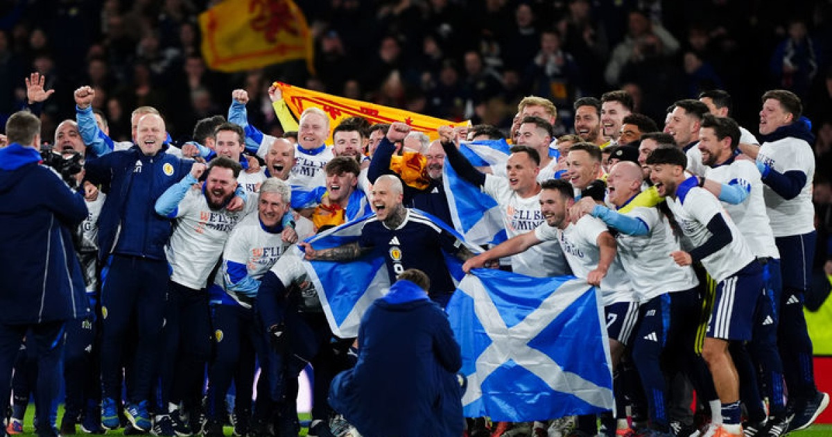 후반 추가시간 드라마 쓴 스코틀랜드, 28년 만에 월드컵 본선행