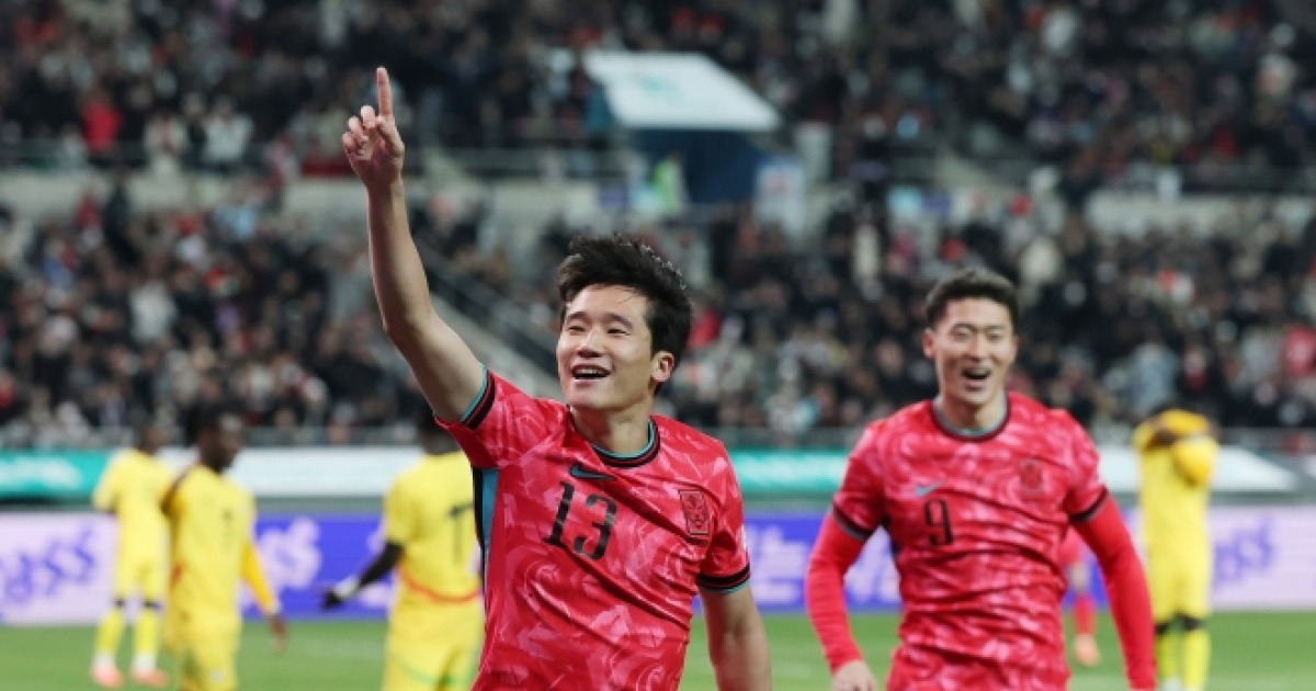 ‘이을용 아들’ 이태석, A매치 데뷔골 터뜨렸다